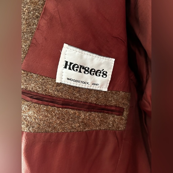 Classic Brown Blazer unisex blazer - Picture 4 of 14